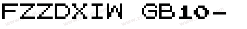 FZZDXIW GB10字体转换
